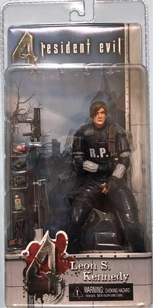 ● NECA/ネカ resident evil 4/バイオハザード4 フィギュア コミコン限定 Leon S. Kennedy/レオン・S・ケネディ R.P.D.