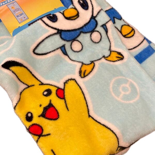 フェイスタオル ポケモン ピカチュウ ポッチャマ 2枚組 スポーツ 新品未使用 Pokemon ポケットモンスター