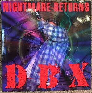 【JPN盤/Hardcore, Punk/美盤(EX)/7】DBX Nightmare Returns / 試聴検品済