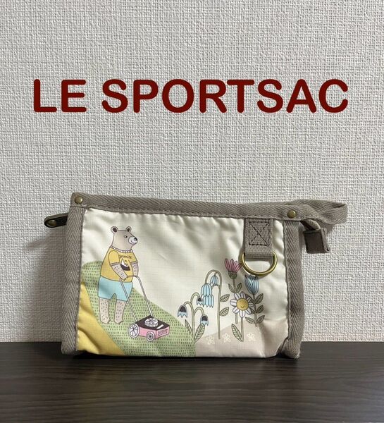 【数日used】LE SPORTSAC レスポートサック ポーチ ミニポーチ