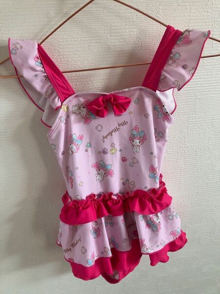マイメロディ水着 130cm子供 ワンピース水着