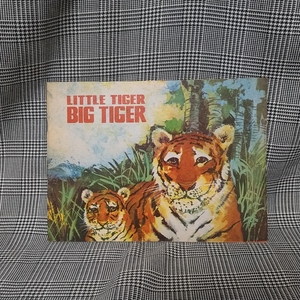 英語絵本　LITTLE TIGER BIG TIGER／Anil Vyas絵 中綴じ　1978年再販　ニューデリー　インド