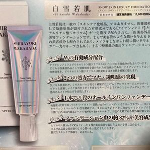 白雪若肌スノースキンラグジュアリーファンデーション 通常販売価格 税込11,000円