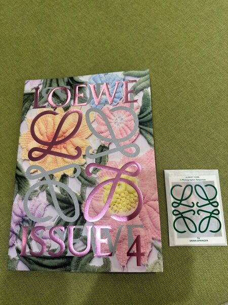 LOEWE ISSUE 4 ロエベイシューカタログ+ミニカード