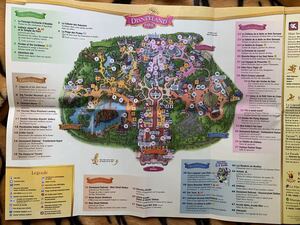 ★DISNEYLAND PARIS★PARK GUIDE & MAP　ディズニーランドパリ　パリス　パークガイド＆地図 2006