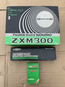 FUJICA Fuji kasingle-8 SOUND ZXM300 8 millimeter camera retro antique RT200 secondhand goods electrification operation not yet verification junk 