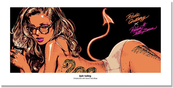 ロッキンジェリービーン Rockin' Jelly Bean ルードギャラリー RUDE GALLERY Silk Screen Print シルクスクリーン ポスター 国内正規 新品