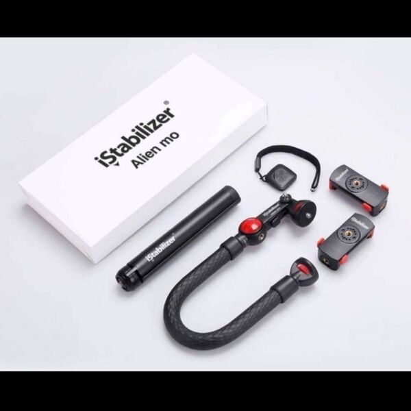iStabilizer スタビライザー 自撮り棒一脚 スマートフォンホルダー付き