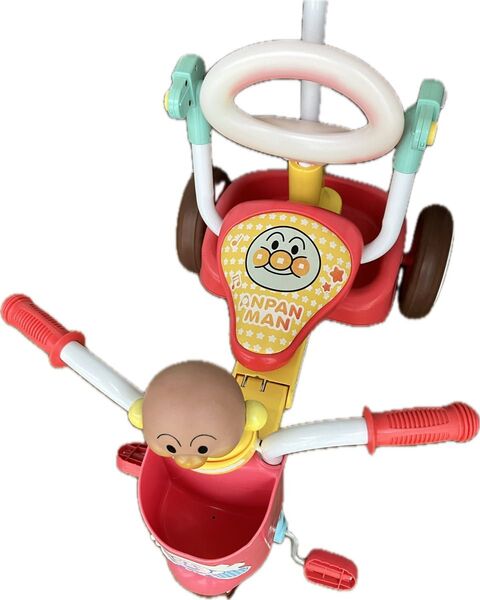 【引取り希望 広島市中区】アンパンマン 折りたたみ三輪車 それいけ!アンパンマン