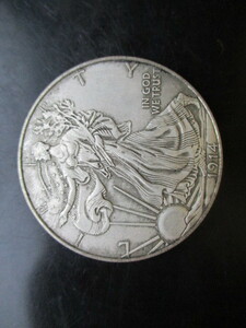 大幅値下げ！アメリカの大型銀貨　1914年発行　定価12000円　量目約26.9g