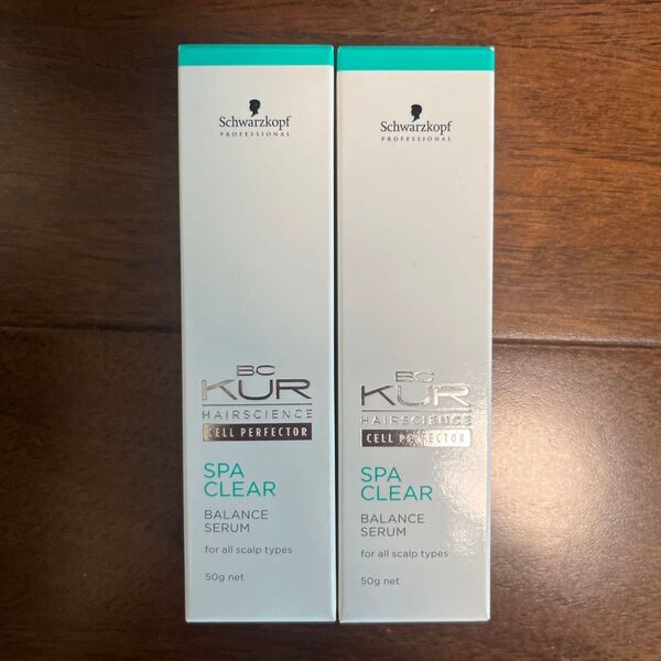 シュワルツコフ BC KUR ヘアサイエンス セルパーフェクター スパクリア バランスセラム 2個