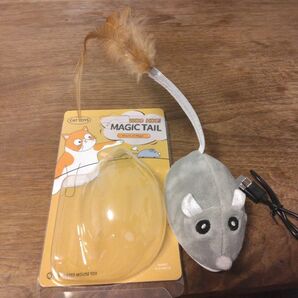 猫おもちゃ 電動で動くねずみ