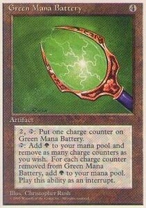 010019-002 4E/4ED 緑の魔力貯蔵器/Green Mana Battery 英1枚