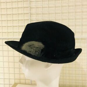 【タグ付試着のみ美品】 アクシーズファム ハット帽子 麦わら帽子 つば広 ストローハット バケットハット