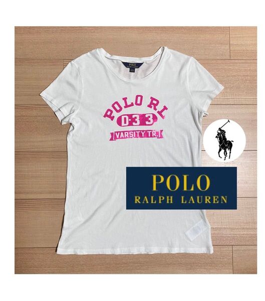 【POLO RALPH LAUREN】ロゴTシャツ ガールズXL(160cm)