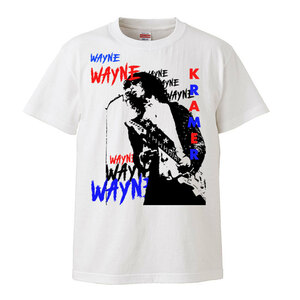 【XLサイズ 白Tシャツ】MC5 ウェインクレイマー サイケデリック ハードロック ガレージパンク 60s 70s LP CD レコード 7inch kick out the