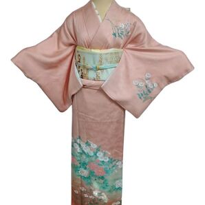 売切 訪問着 フルセット 正絹 七五三 お宮参り 入学式 Y194