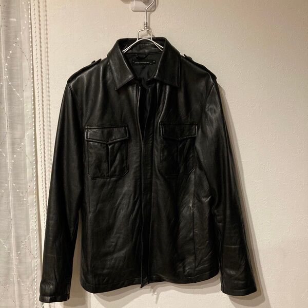 【美品】SLICK スリック ラムレザージャケット シングル Mサイズ