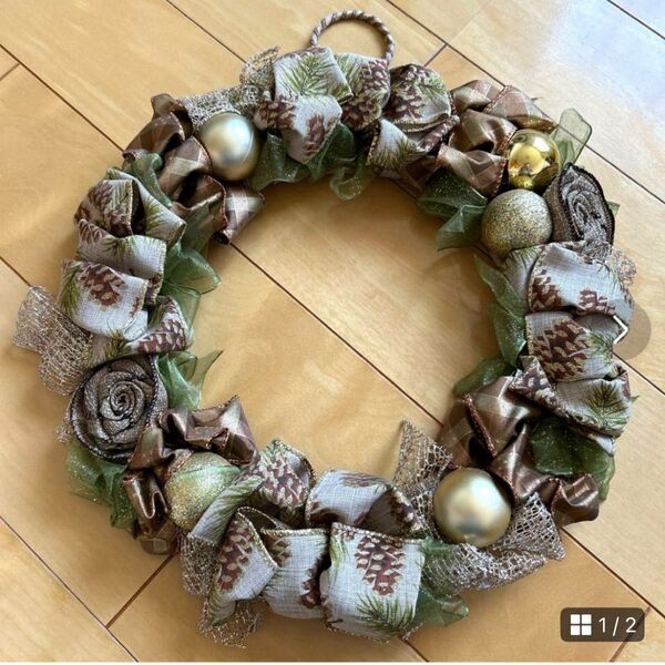 クリスマスリース 直径約33cm