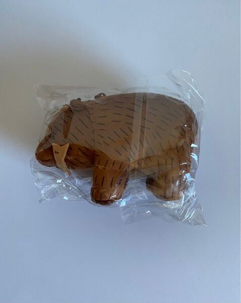 Bleu Bleuet木彫りクマのぬいぐるみポーチ
