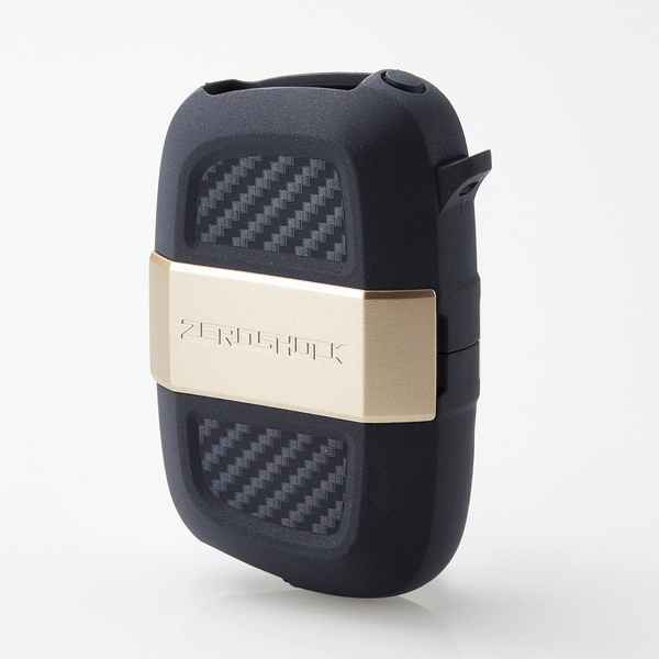 エレコム Ploom S用 ZEROSHOCKケース ゴールド プルームエス S ゼロショックケース