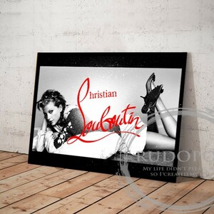 A2 size frame ending [ Taylor *swifto brand oma-ju art poster Christian Louboutin ]#2