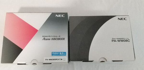 Wimaxモバイルルーター NEC Aterm WM3800R & クレードル
