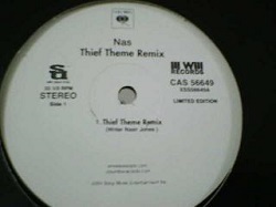 HipHop Nas / Thief Theme Remix 12インチ新品です。