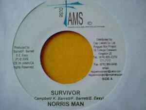 レゲエ Norris Man / Survivor 7インチ新品です。