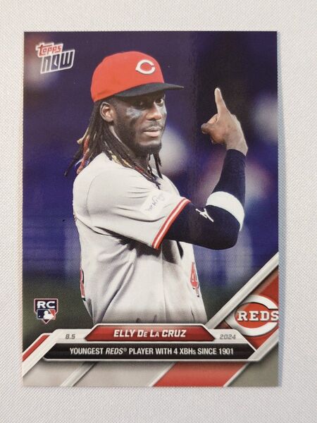 topps now エリー・デラクルーズ Elly De La Cruz 517 シンシナティ・レッズ トップスナウ カード