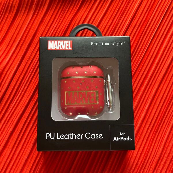 AirPods エアポッズ マーベル ケース カバー MARVEL ディズニー レザーケース