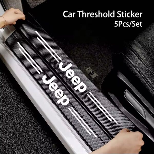 ジープ キズ防止ステッカー5枚セット jeep ①