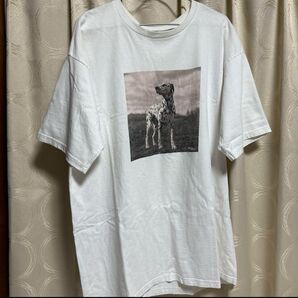 Tシャツ 半袖プリントTシャツ 古着 BIGプリントTシャツ 犬Tシャツ