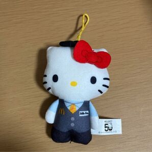 ハローキティ マクドナルド サンリオ ぬいぐるみ マスコット ハッピーセット マネージャー 制服