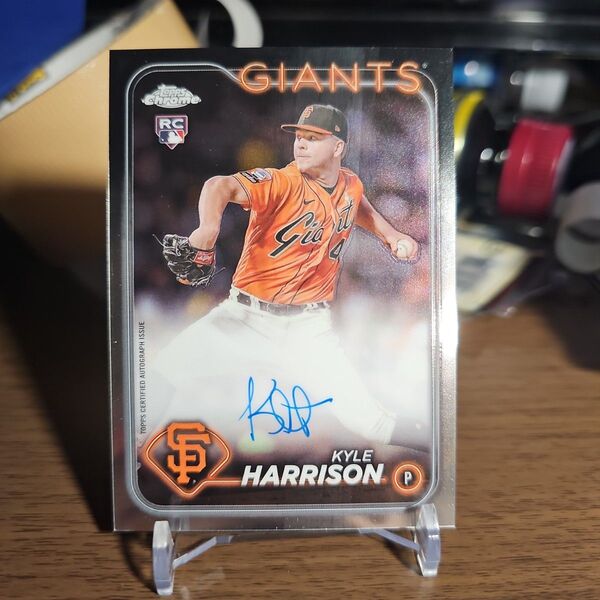 TOPPS CHROME KYLE HARRISON RC auto サンフランシスコ・ジャイアンツ