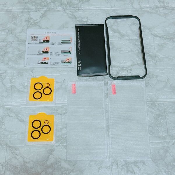 iphone14pro ガラスフィルム【2枚】+iPhone 14 pro カメラフィルム 【2枚】