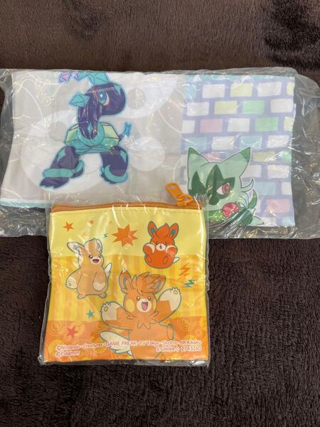 ポケットモンスター トートバッグ&ポーチコレクション vol.7 トートバックA ポーチB パモ ニャローテ ガシャポン