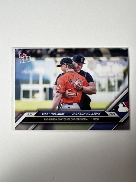 匿名配送 2024 Topps Now 625 JACKSON HOLLIDAY
