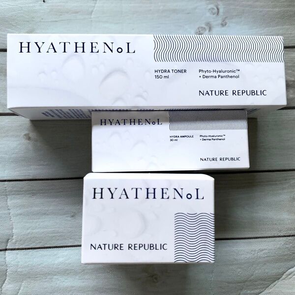 未使用 NATURE REPUBLIC HYATHENOL ハイドラトナー アンプル クリーム セット 未使用 ネイリパ