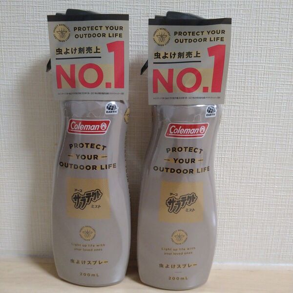 アース製薬 サラテクト ミスト Coleman 200mL×2本セット