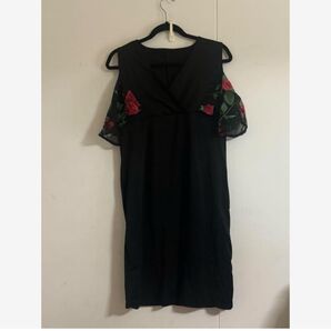 キャバクラドレス 花柄