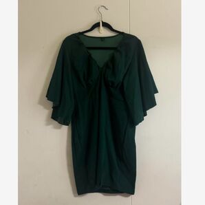 キャバクラドレス ミニ丈 グリーン