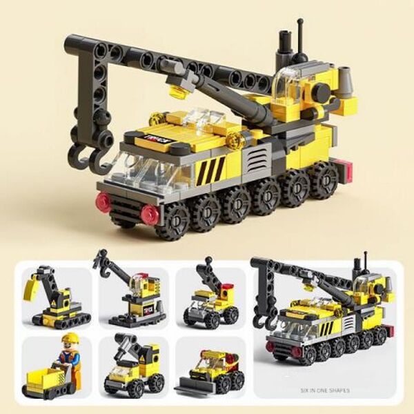 オマケあり LEGO レゴ互換品 グレーン車 DIY 積み木 ブロック おもちゃ 知育玩具