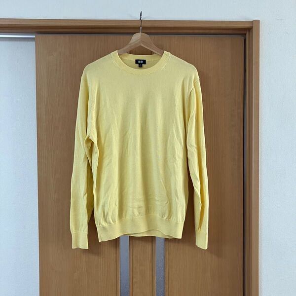 ユニクロ UNIQLOウォッシャブルコットンクルーネックセーター ニット