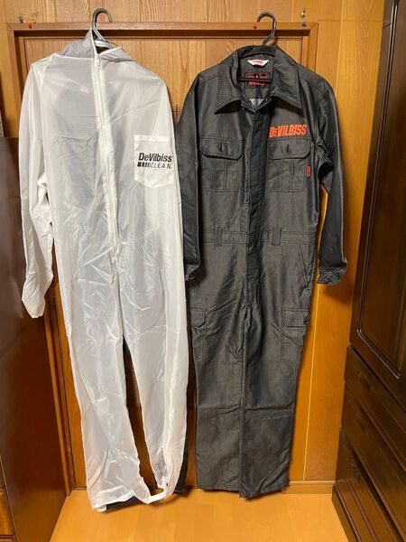 希少 devilbiss デビルビス つなぎ 防塵服
