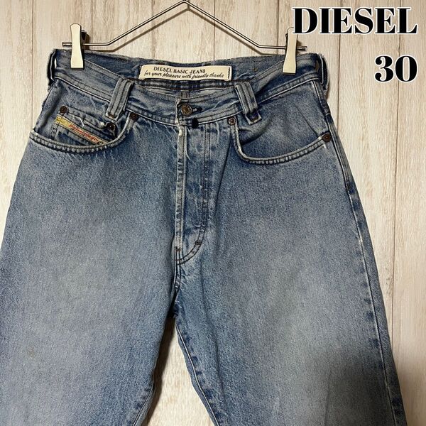 【USED】DIESEL ディーゼル / イタリア製 90s 希少 デニムパンツ ボタンフライ ヴィンテージ ライトブルー