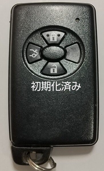 初期化済トヨタ純正スマートキー 3ボタン アリオン アクシオ トランク アイシスプレミオ基盤番号271451-0500 新品電池サービス①