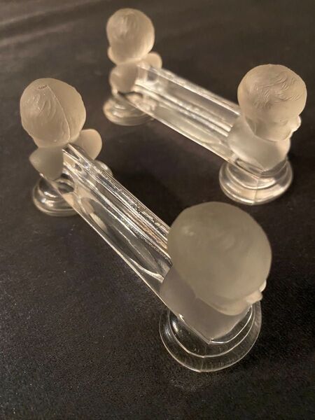 バカラ Baccarat アンティーク カトラリーホルダー 箸置き ヴィンテージ
