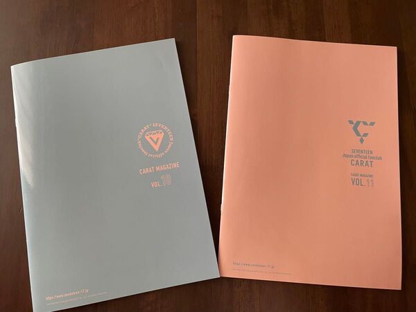SEVENTEENファンクラブ会報誌 2冊セット CARAT MAGAZINEvol.10 vol.11