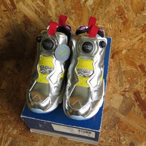 新品 REEBOK INSTA PUMP FURY OG VP US4 23cm リーボック インスタ ポンプ フューリー SILVER METALLIC/BLACK/YELLOW シルバー 限定モデル